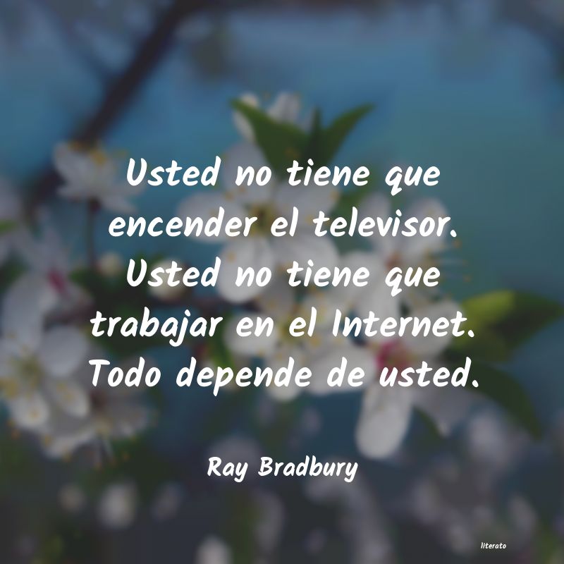 frases de Ray Bradbury