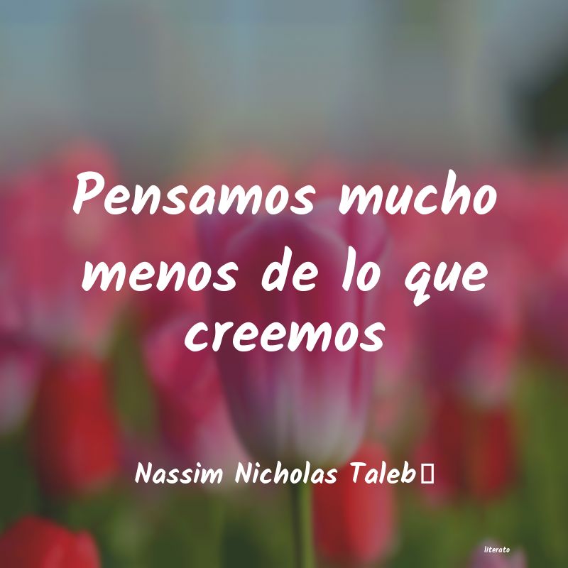 frases de Nassim Nicholas Taleb	
