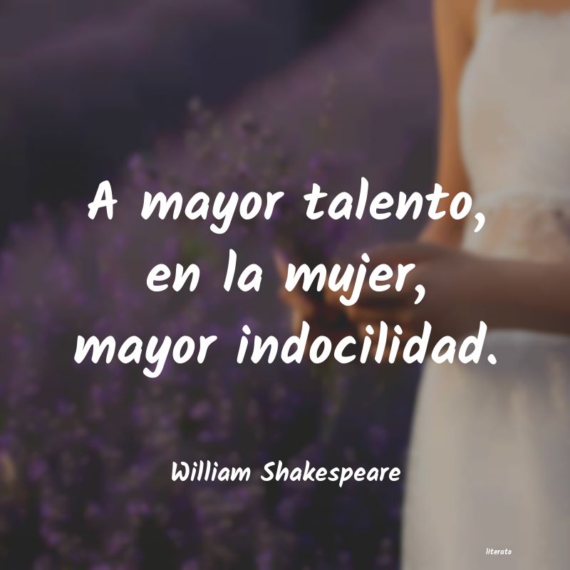 frases de William Shakespeare