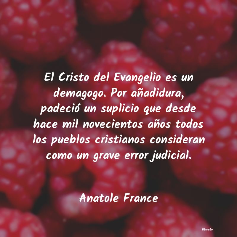 Frases de Anatole France