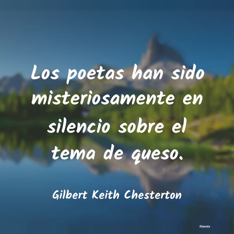 Frases de Gilbert Keith Chesterton