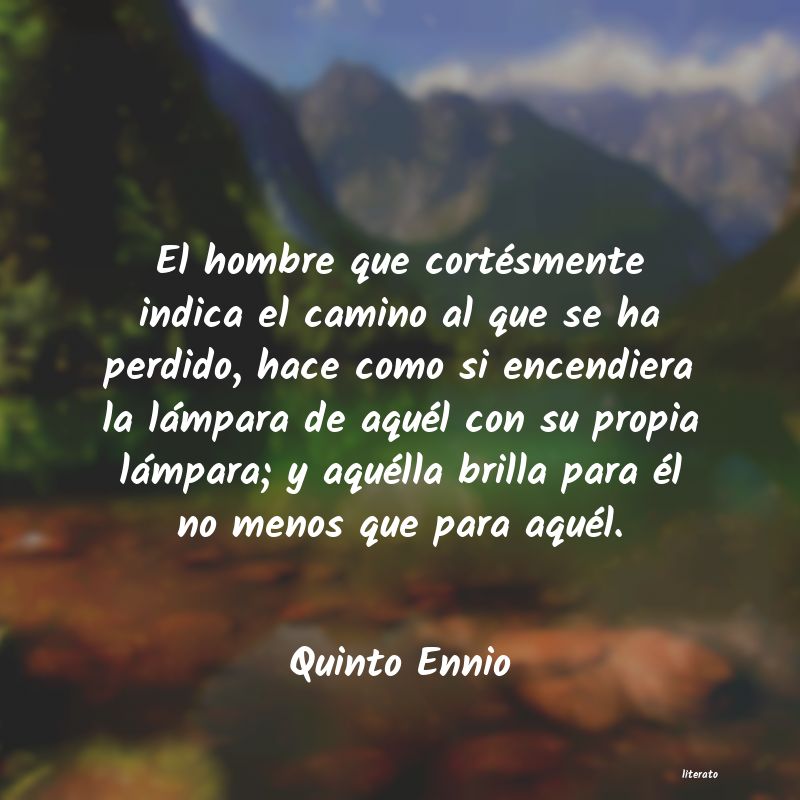 Frases de Quinto Ennio