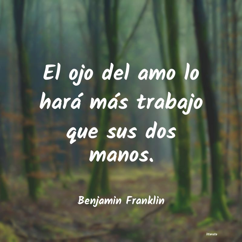 Frases de Benjamin Franklin