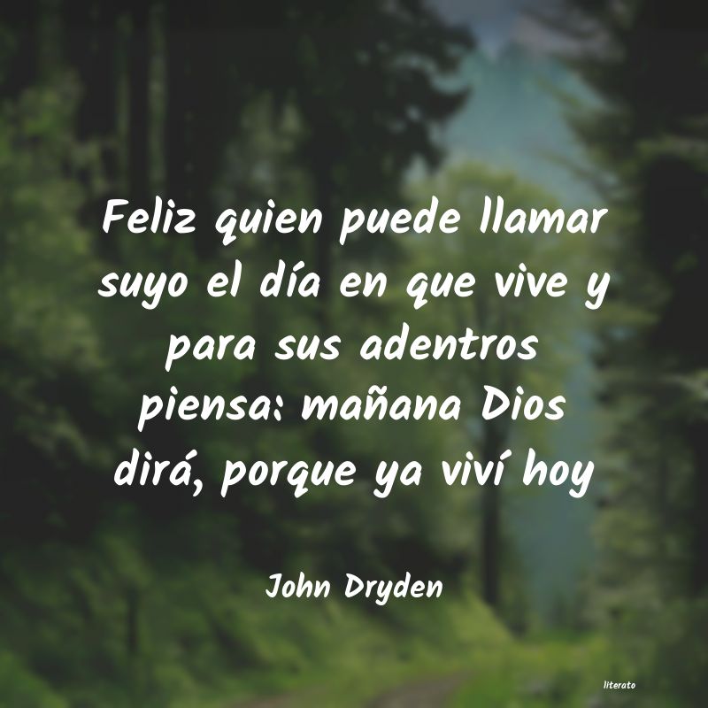 Frases de John Dryden