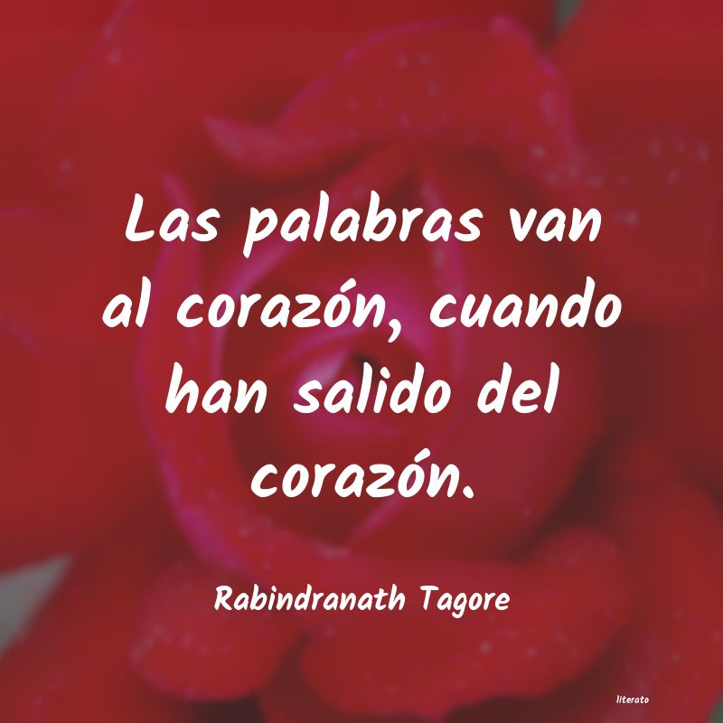 frases de Rabindranath Tagore