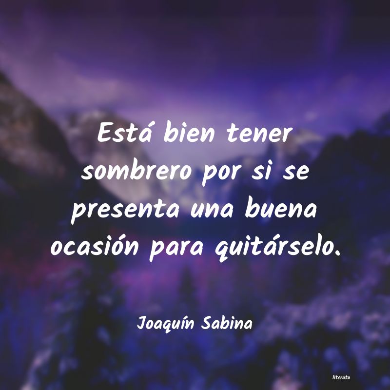frases de JoaquÃn Sabina