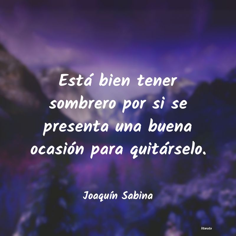 Frases de Joaquín Sabina