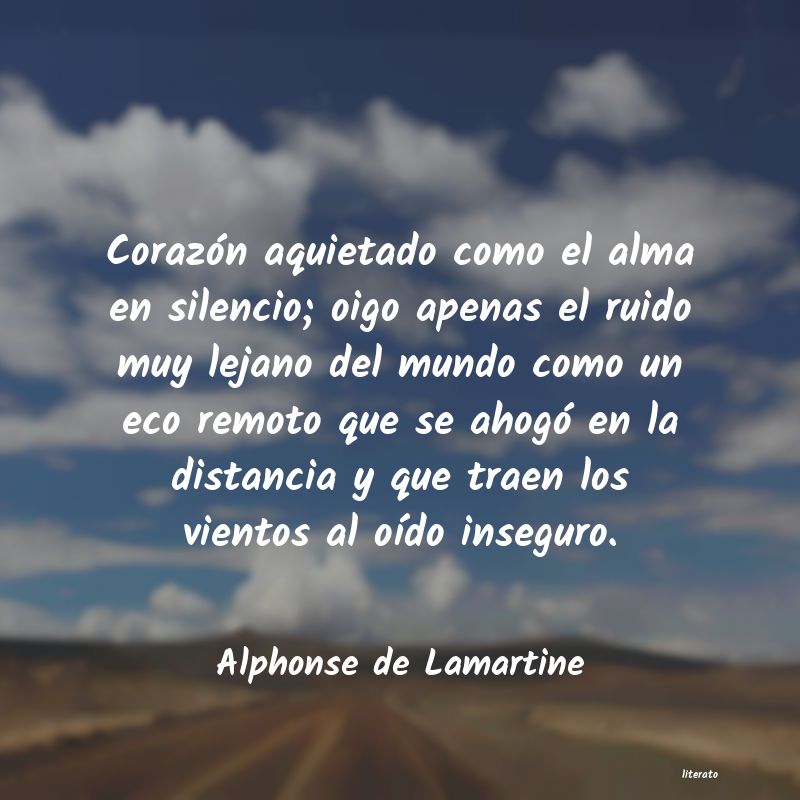 Frases de Alphonse de Lamartine