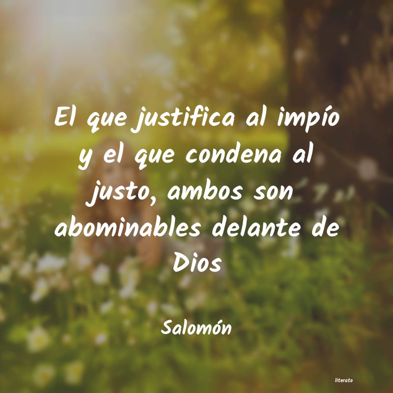 Frases de Salomón