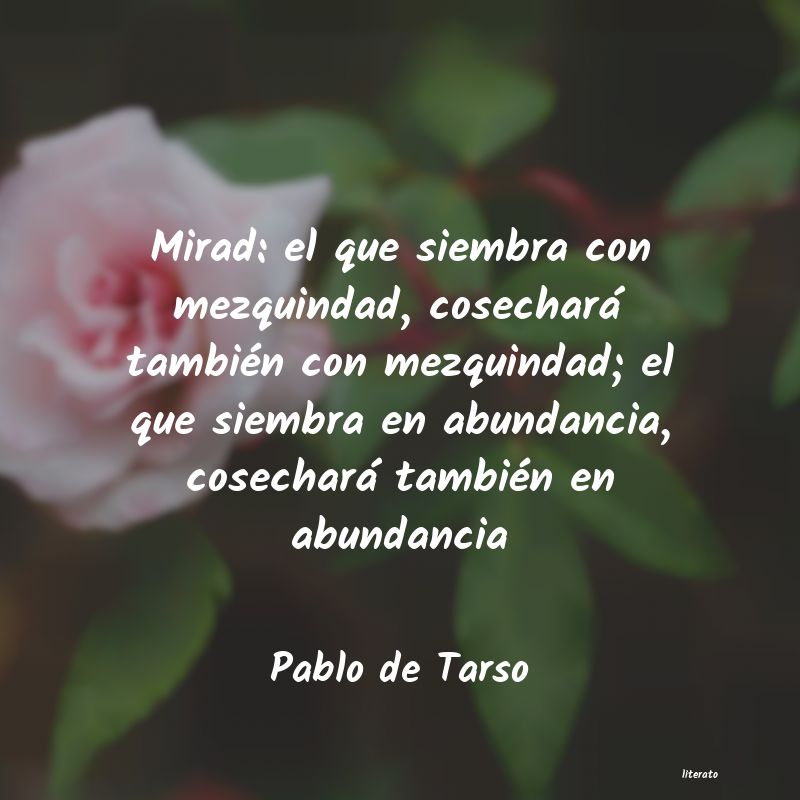 frases de Pablo de Tarso