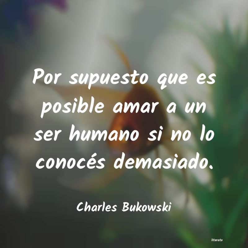 Frases de Charles Bukowski