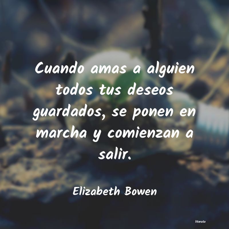 frases de Elizabeth Bowen