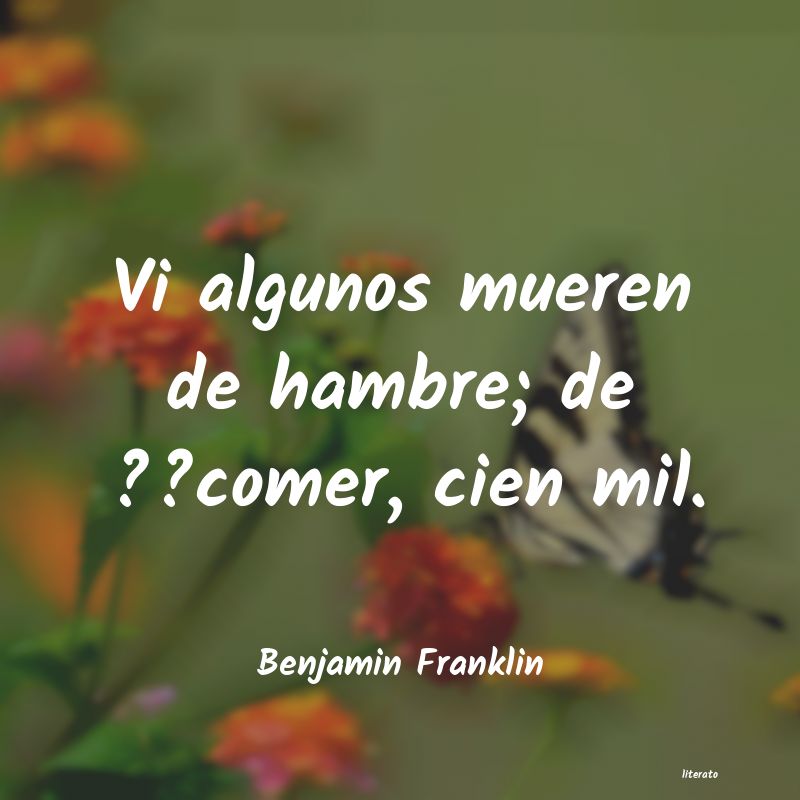 frases de Benjamin Franklin