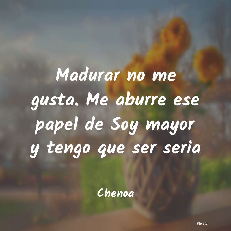 frases de Chenoa