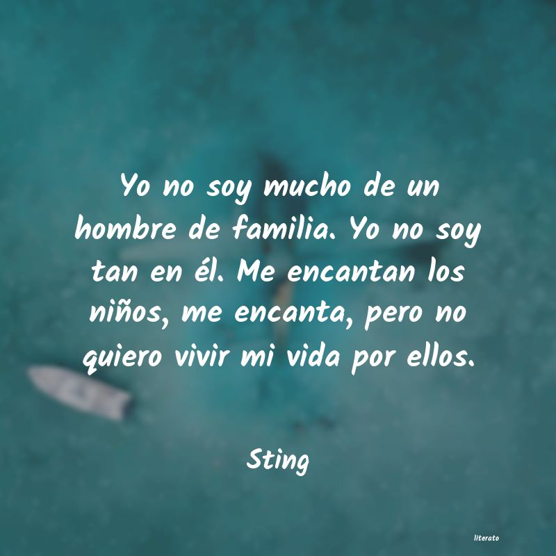 Frases de Sting