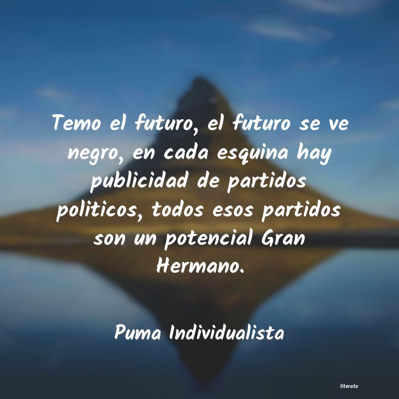 Frases de Puma Individualista