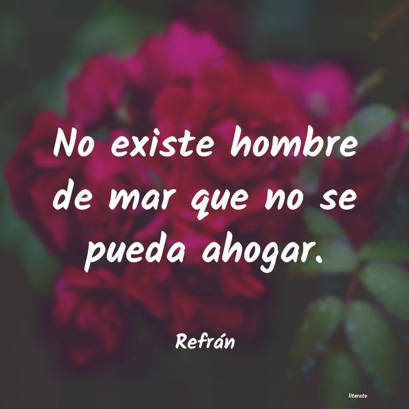 Frases de Refrán