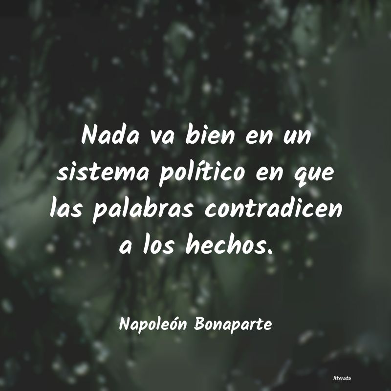 frases de Napoleón Bonaparte