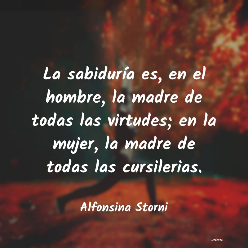 Frases de Alfonsina Storni - literato