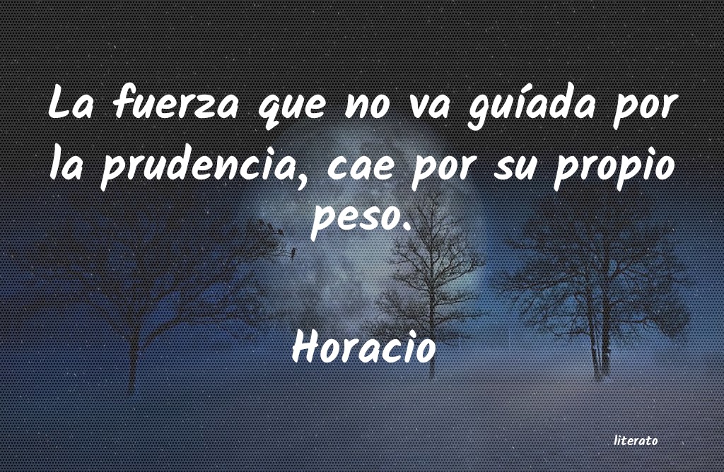 frases de Horacio