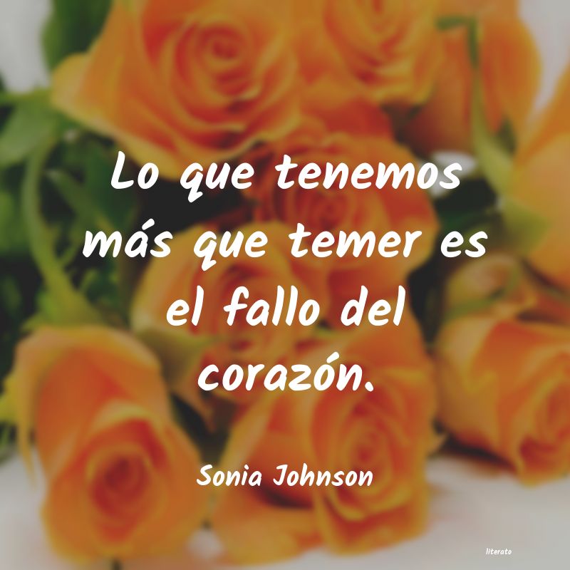 Frases de Sonia Johnson