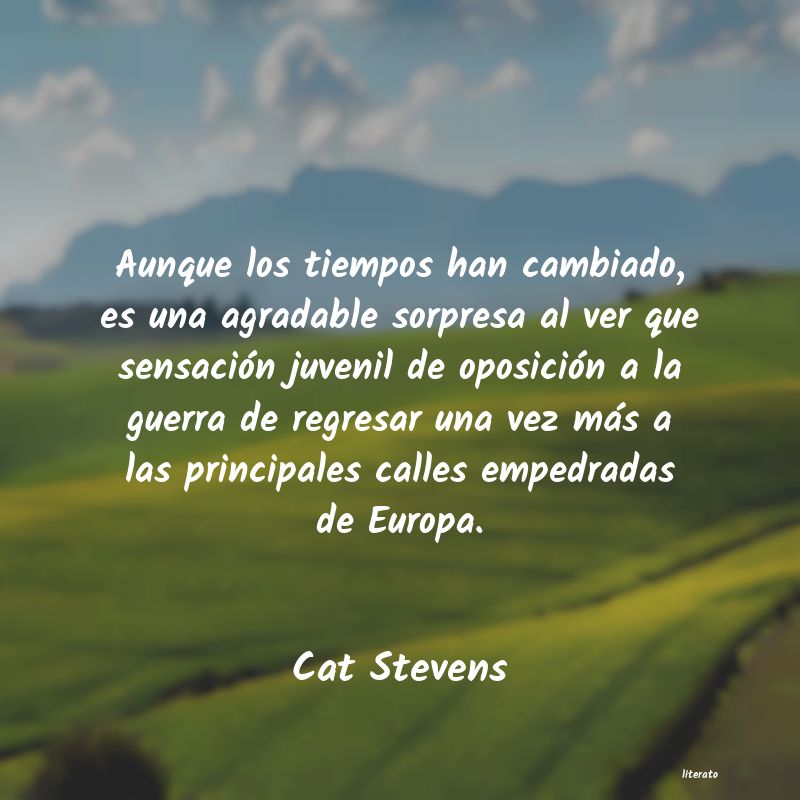 frases de Cat Stevens