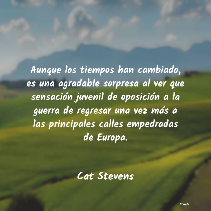 Frases de Cat Stevens