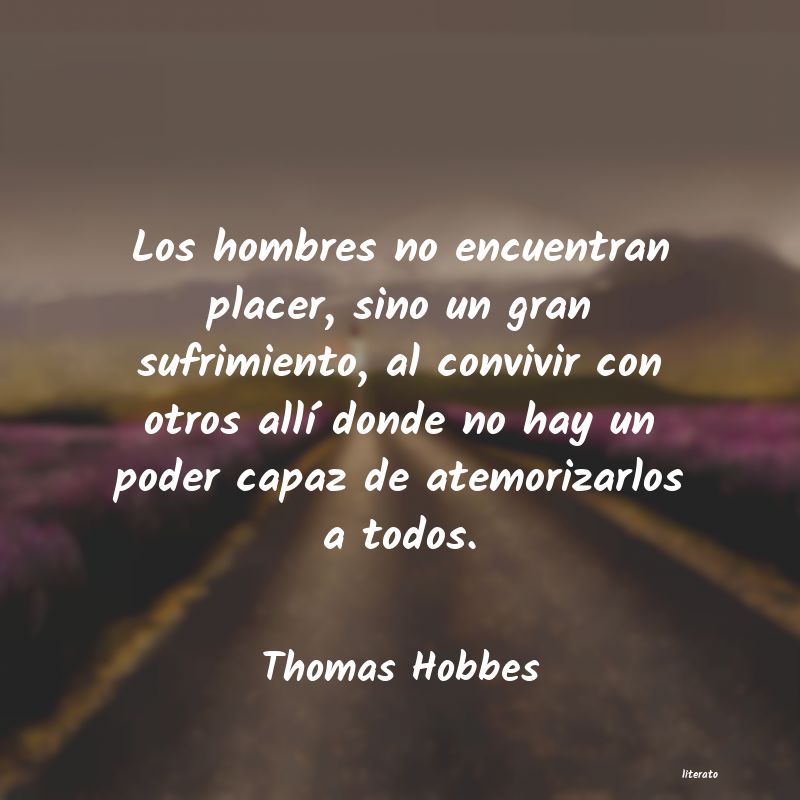 frases de Thomas Hobbes