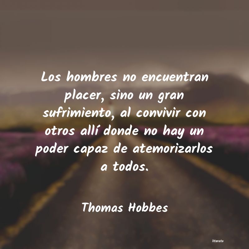 Frases de Thomas Hobbes