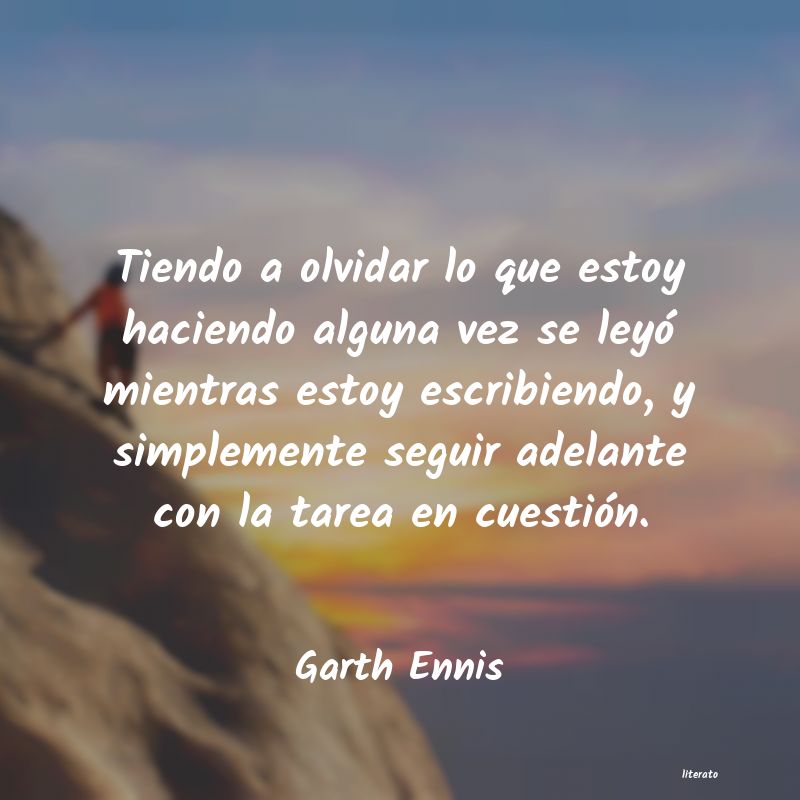 frases de Garth Ennis