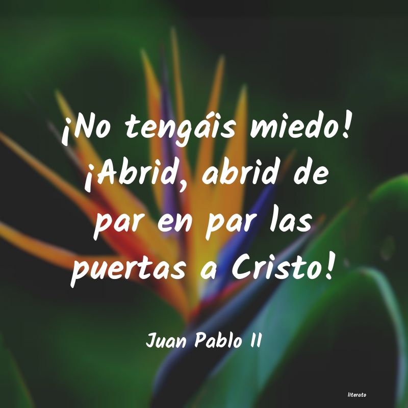 Frases de Juan Pablo II