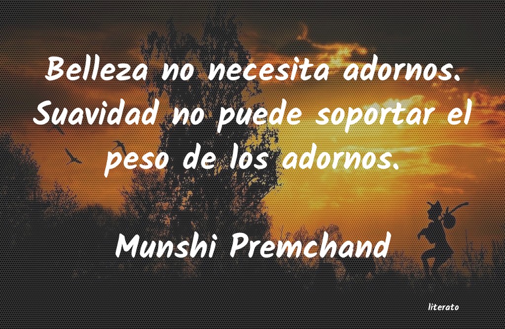 frases de Munshi Premchand