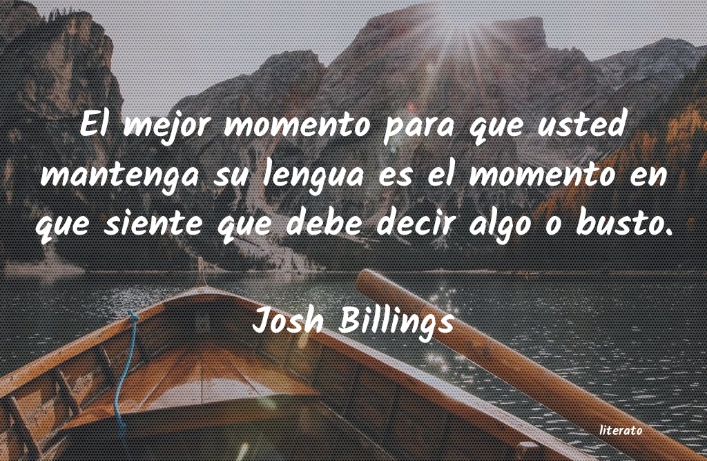 Frases de Josh Billings