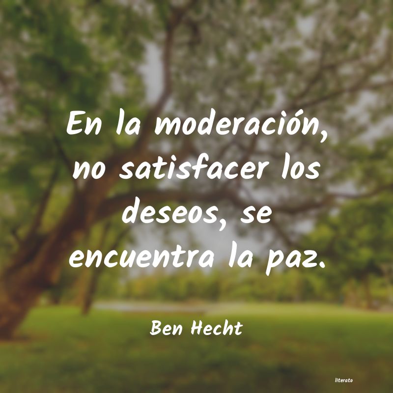 frases de Ben Hecht