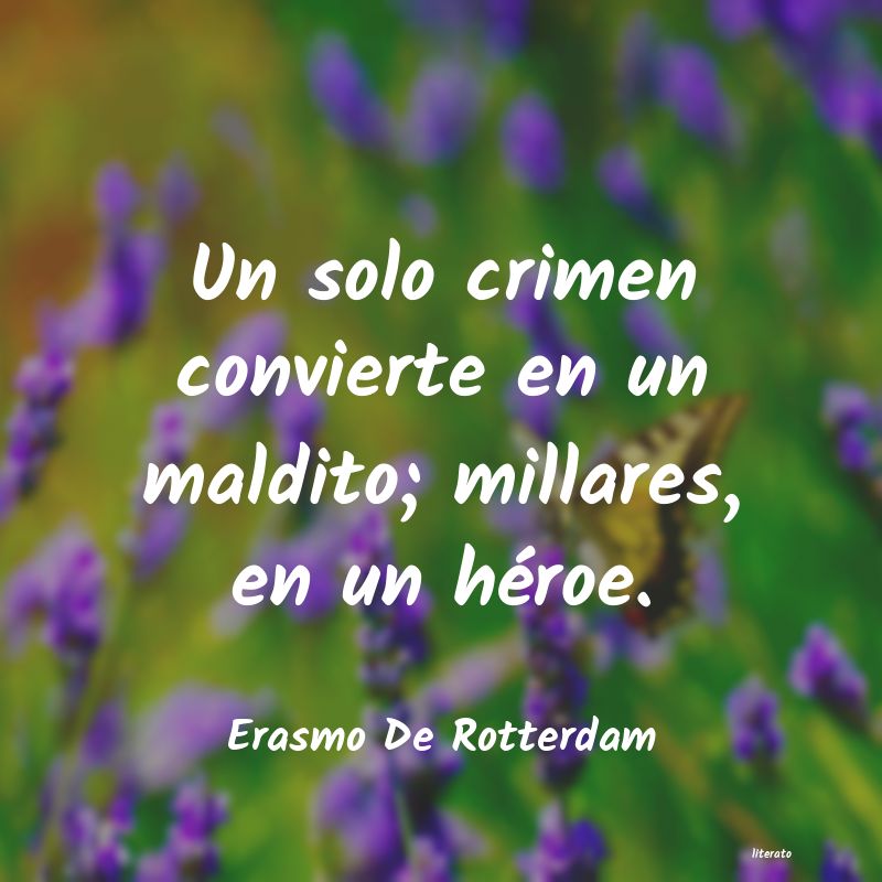 Frases de Erasmo De Rotterdam