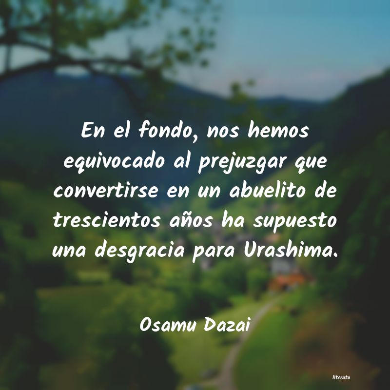 Frases de Osamu Dazai