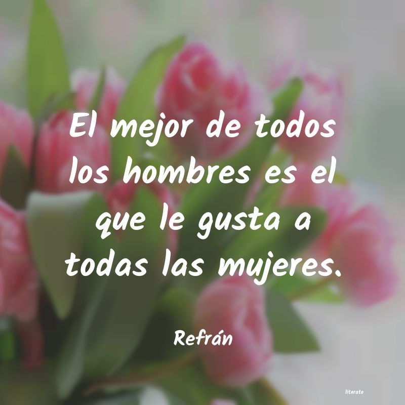 frases de Refrán