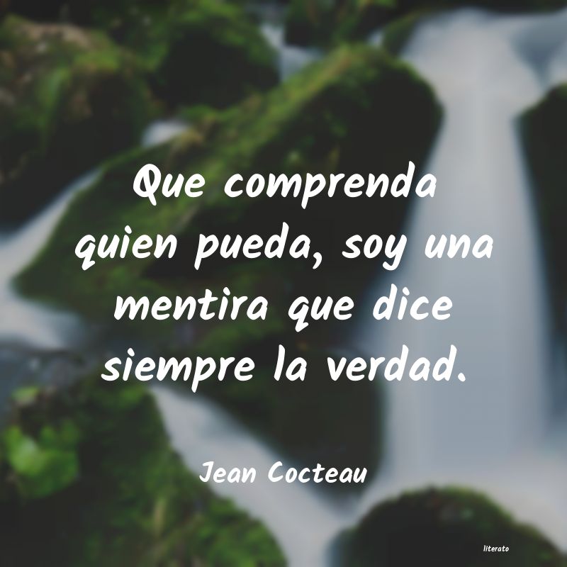 frases de Jean Cocteau