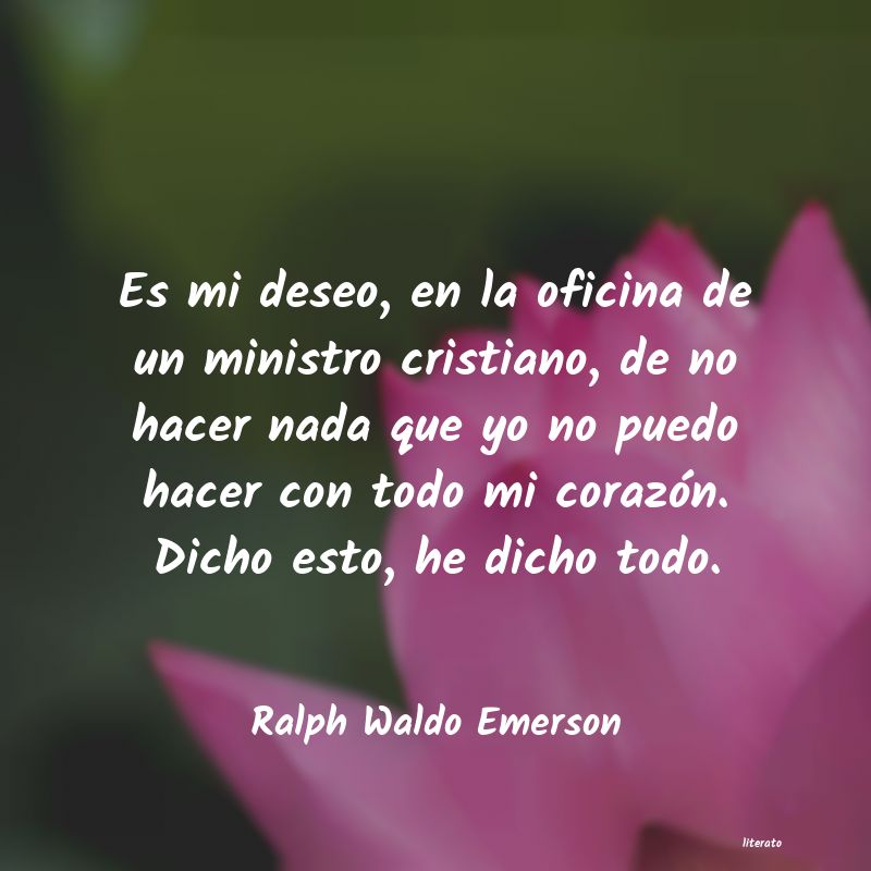 frases de Ralph Waldo Emerson