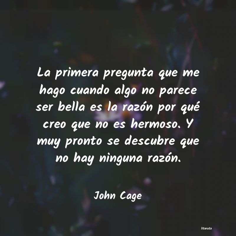 Frases de John Cage