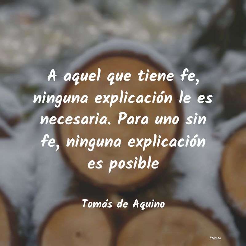 frases de Tomás de Aquino