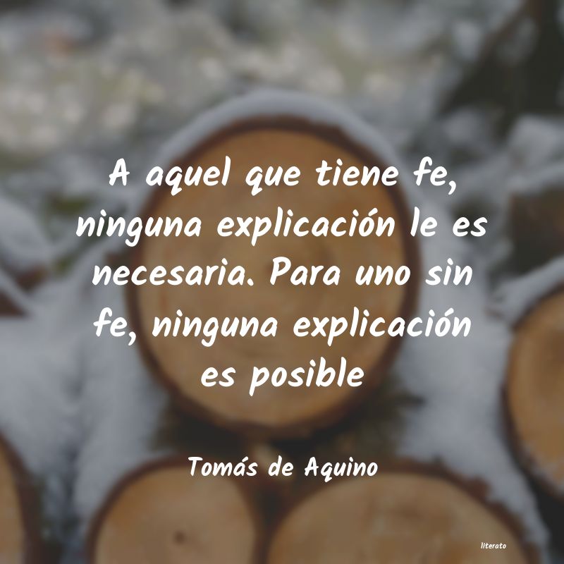 Frases de Tomás de Aquino