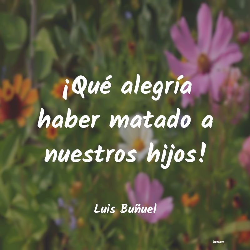 frases de Luis BuÃ±uel