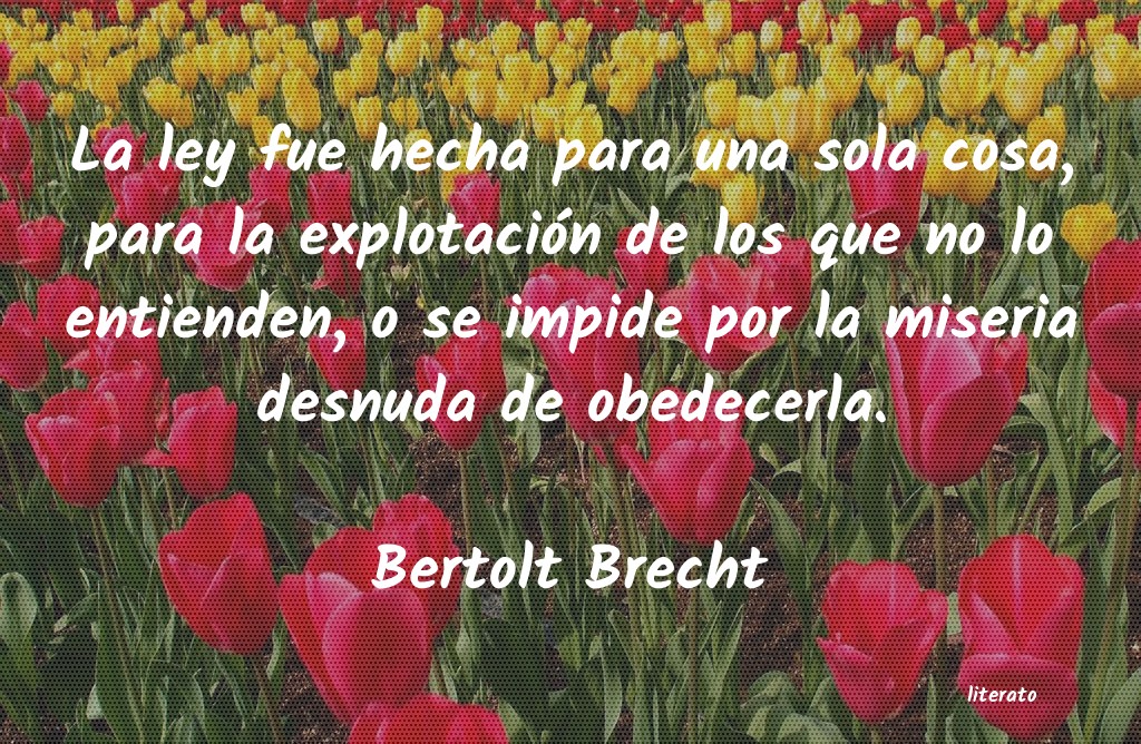 frases de Bertolt Brecht