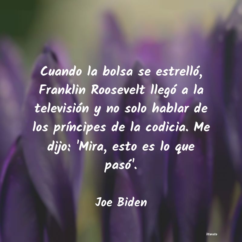 frases de Joe Biden