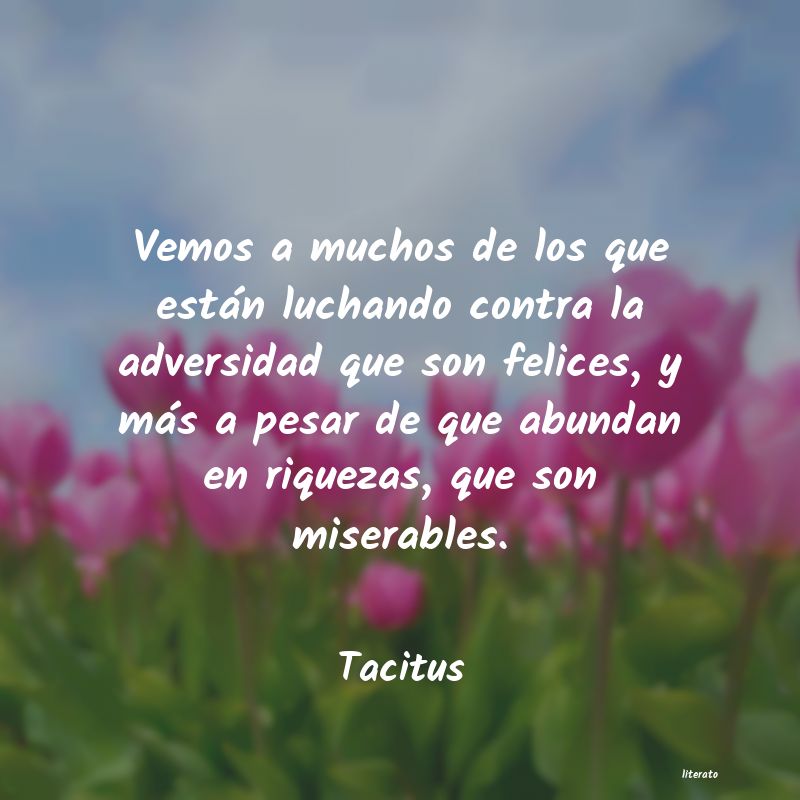 Frases de Tacitus