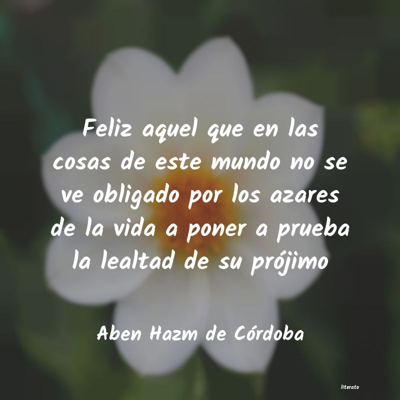 Frases de Aben Hazm de Córdoba