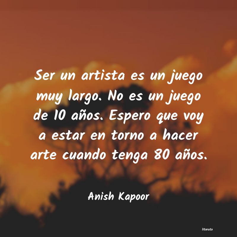 Frases de Anish Kapoor