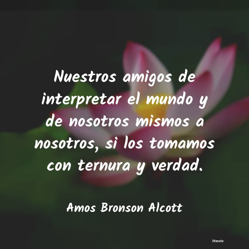 frases de Amos Bronson Alcott
