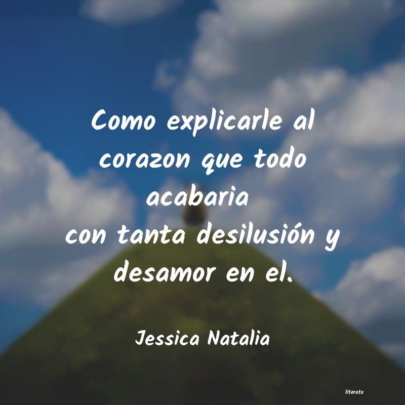 Frases de Desilucion Amorosa